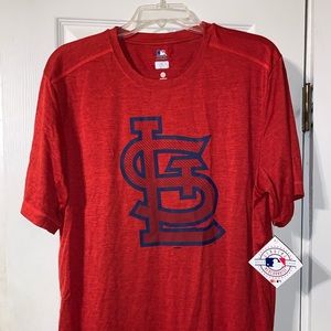 🐦⚾️ St. Louis Cardinals MLB Baseball STL Polyester Shirt 🏟️⚾️🔴🐦